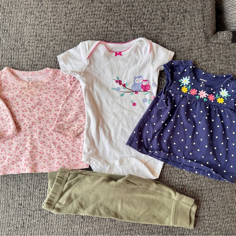 Baby girls 9m spring clothes bundle